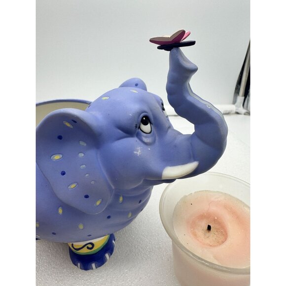 Partylite Purple Elephant Votive Candle Holder - Picture 9 of 11